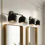 Load image into Gallery viewer, Metio Dome Vanity Wall Light – Mid-Century Fixture for Bathroom