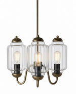 Load image into Gallery viewer, Eloise Chandelier – Milk Glass Chandelier in a Vintage Style Finish