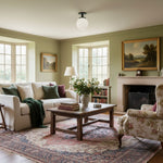 Load image into Gallery viewer, Glorica Opal Glass Semi-Flush Ceiling Light – Mid-Century Modern Fixture for Living Room