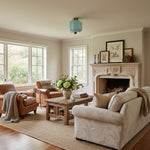 Charger l'image dans la visionneuse de galerie, Plafonnier encastré Eloise en verre laiteux – Éclairage d'accentuation moderne avec abat-jour en verre artistique