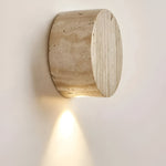 Bild in Gallery-Viewer laden, Japanische Wabi Sabi Natürliche Travertin Stein Wandleuchte