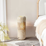Load image into Gallery viewer, Antique Creative Yellow Travertine Floor Lamp M06