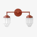 Bild in Gallery-Viewer laden, Tierlux Glass Art Deco Schminklicht – Geometrische Glas-Wandleuchte für moderne Badezimmer