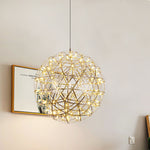 Load image into Gallery viewer, Silver Spark Ball Pendant Light