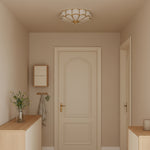 Charger l'image dans la visionneuse de galerie, Lampe de plafond moderne Silunavo au design inspiré des fleurs pour une pièce à vivre remarquable