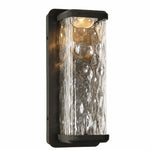 Cargar imagen en el visor de la Galería, Cylindrical lantern outdoor wall light with matte black finish