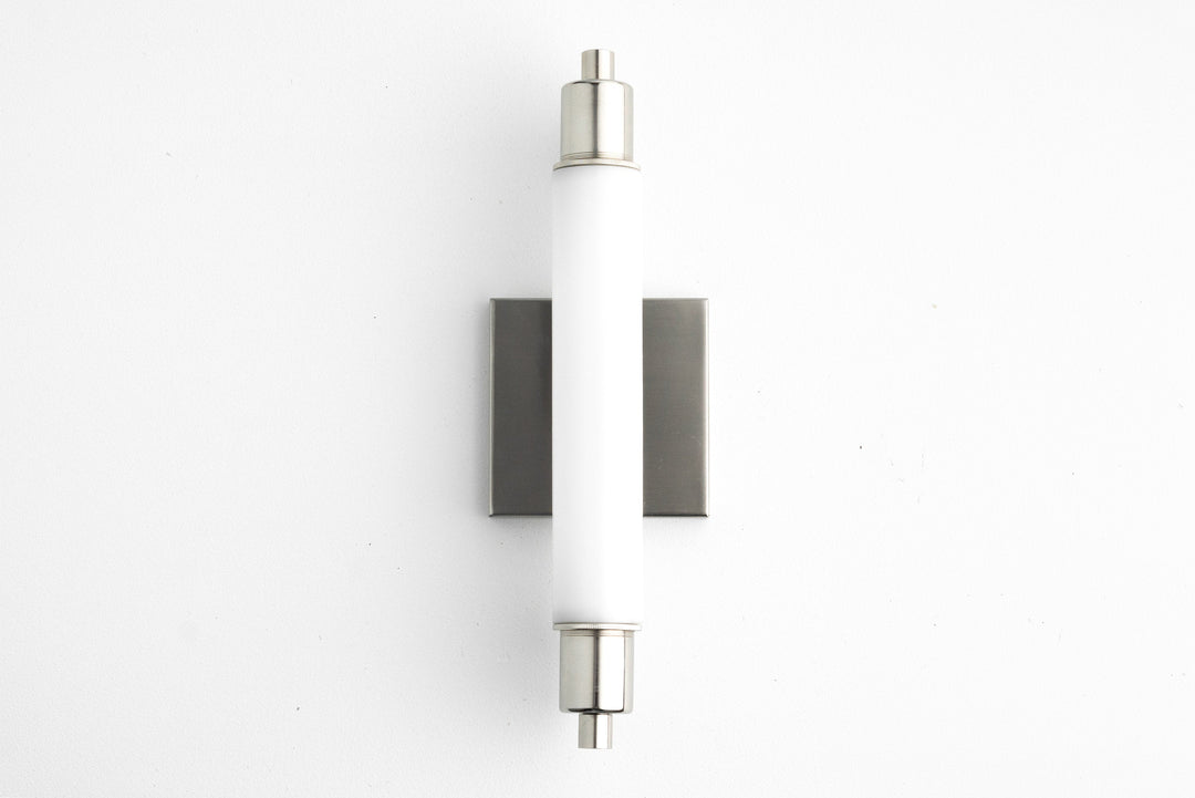Aplique de tocador moderno Ornato Luxe - Lámpara de pared Art Déco con pantalla cilíndrica