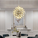 Load image into Gallery viewer, Silver Spark Ball Pendant Light