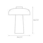 Cargar imagen en el visor de la Galería, Lámpara de mesa de travertino Carla