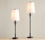 Bild in Gallery-Viewer laden, Rowan Leinen Bügeleisen Tischlampe - Elegante traditionelle Nachttischbeleuchtung