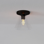 Load image into Gallery viewer, Conica Geometric Cone Glass Flush Mount – Minimalist Home Lighting