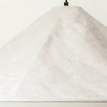 Cargar imagen en el visor de la Galería, Lámpara colgante de lino plisado texturizado Zalen con acabado de tela neutra – Lámpara colgante contemporánea para dormitorio y sala de estar