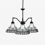 Bild in Gallery-Viewer laden, Vintage Stained Glass Pendant Light 1