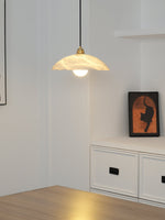 Load image into Gallery viewer, Alabaster Dome Pendant Light