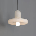 Load image into Gallery viewer, Elegant Creative White Alabaster Pendant Light M24