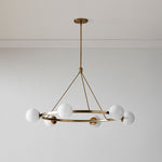 Load image into Gallery viewer, Brelia Modern Round Chandelier - Glass Globe Design For Modern Home