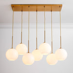Load image into Gallery viewer, Selvion Contemporary Style Sculptural 7-Light chandelier – Perfect for Entryway or Office