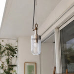 Cargar imagen en el visor de la Galería, Modern clear glass pendant lamp image 5