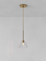 Load image into Gallery viewer, Conica Glass Cone Pendant Light - Modern Dining And Kitchen Lighting