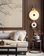 Load image into Gallery viewer, Alabaster Eclipse Wall Light