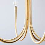 Charger l'image dans la visionneuse de galerie, Lustre à bras oscillants Borvia - Style champagne vintage à bras multiples
