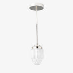 Load image into Gallery viewer, Tierlux Glass Tiered Skyscraper Shade Pendant – Art Deco Ceiling Light for Kitchen Island