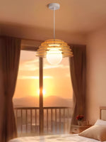 Load image into Gallery viewer, Sunrise Pendant Light – Ambient Pendant With Bauhaus Memphis Geometry – AFTERGLOW S5