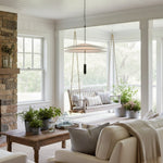 Bild in Gallery-Viewer laden, Plumeo Flamingo Mehrschichtige Hängelampe – Schlichtes Leuchtmittel für moderne Wohnzimmer N54