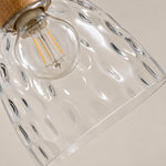 Load image into Gallery viewer, Sculptural Ripple Glass Pendant Lamp