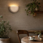 Charger l'image dans la visionneuse de galerie, Off white wall sconce scene and detail image