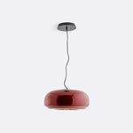Load image into Gallery viewer, Clinco Modern Coloured Glass Mushroom Pendant Lamp – Stylish Ambient Lighting for Boutique & Residential Spaces