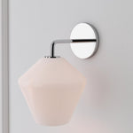 Load image into Gallery viewer, Merin Sculptural Glass Wall Lamp – Geometric Modern Wall Sconce for Bedrooms & Hallways