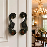 Cargar imagen en el visor de la Galería, Handcrafted Brass Animal Door Handles 4