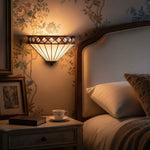 Load image into Gallery viewer, TF Geometric Rhombus Wall Lamp - Modern Metal and Glass for Hallway and Bedroom