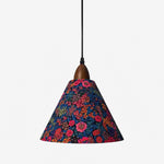Load image into Gallery viewer, Liberty-Style Floral Fabric Pendant Light