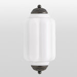 Charger l'image dans la visionneuse de galerie, Applique murale vintage en verre laiteux festonné Eloise - Éclairage d'appoint moderne pour salle de bain et chambre