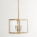 Load image into Gallery viewer, Ferrix Glass Outdoor Pendant Light - Industrial Front Porch Lighting