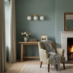 Load image into Gallery viewer, Glorica Glass Modern 3-Light Globe Vanity Wall Light for Bathroom