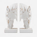 Cargar imagen en el visor de la Galería, Horse Head resin bookend pair