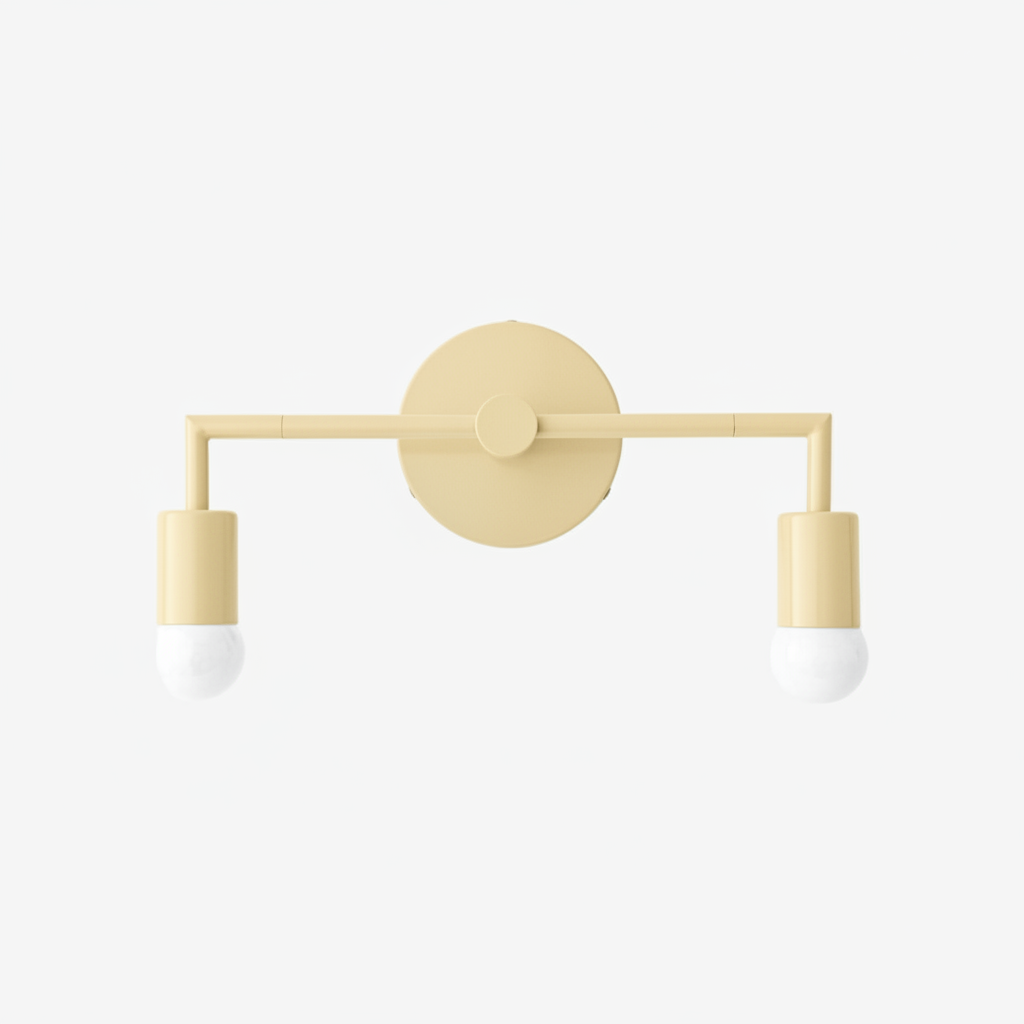 Mobilux Line Modern Colorful Double Wall Sconce for Bedroom, Bathroom and Living Room