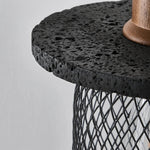 Load image into Gallery viewer, detail travertine and mesh