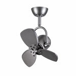 Cargar imagen en el visor de la Galería, Fixed compact fan in antique silver