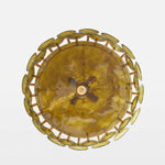 Cargar imagen en el visor de la Galería, Lámpara de araña de discos de cristal de inspiración vintage Verdura para interiores de lujo