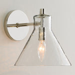 Load image into Gallery viewer, Glavira Recycled Glass Wall Sconce - Modern Bathroom Vanity Light