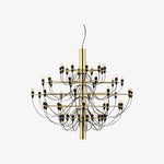 Bild in Gallery-Viewer laden, Tendrila Zeitgenössischer Mehrfachleuchter – Industrieinspirierte Metallaufhängung für Aufenthaltsräume N01