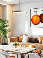 Load image into Gallery viewer, Macaron Pendant Light – Slim Metal Saucer Fixture