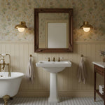 Cargar imagen en el visor de la Galería, Lámpara de pared moderna industrial Cordax: vidrio opalino suave con brillo para pasillo o dormitorio