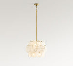 Load image into Gallery viewer, Sevra Cascading Glass Disc Pendant – Modern Vintage Hanging Light for Dining & Entry