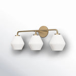Load image into Gallery viewer, Merin Multi-Head Wall Lamp – Minimalist Metal & Glass Vanity Fixture