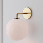 Load image into Gallery viewer, Selvion Art-Glass Globe Wall Sconce – Elegant Modern Wall Light for Bathrooms, Halls & Living Spaces